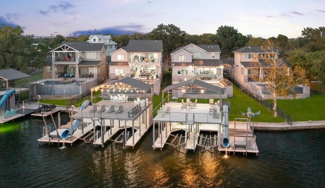2 Luxury Waterfront Houses Side by Side