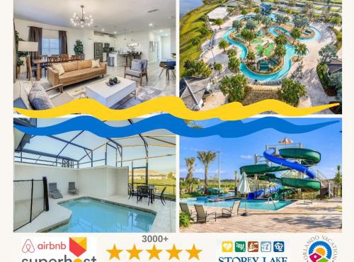 4916 - 5BR w Pool 10min Disney 2 Water Parks