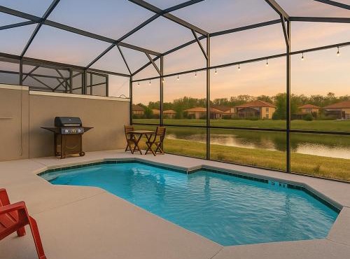 4BR Lakefront - Themed Rooms - Pool & BBQ!