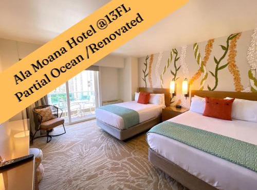 Ala Moana Hotel 13th FL Partial Ocean View