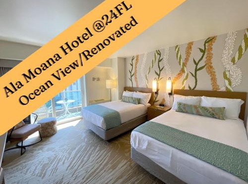 Ala Moana Hotel 24FL Ocean View Renovated
