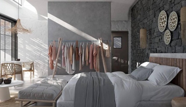 Apocalypsis Suite | walk out Sea View patio with Private Heated Pool