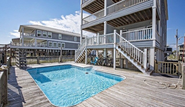 Beachfront 14br house - Private Pool - Bella Sol 1