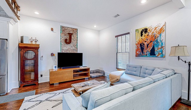 Charming home in front of Adair Park II with enclosed backyard, streaming, W/D