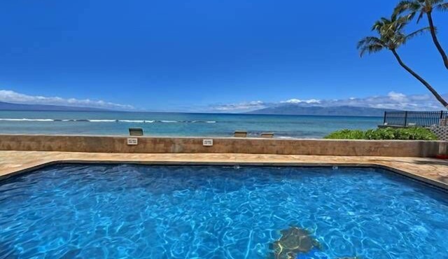 Corner condo with direct beach access