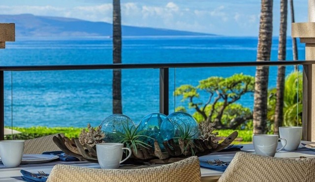 Exquisite Oceanfront Wailea Beach Villas B202