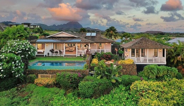 Gorgeous Poipu Villa with Pool & Spa + Ocean Views