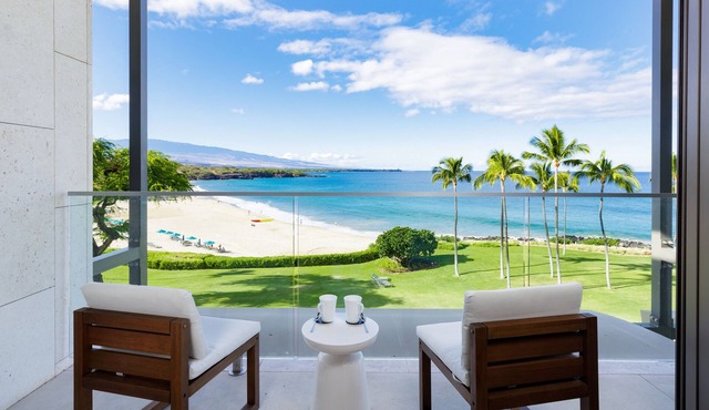 Hapuna Beach Paradise 2 Bed Penthouse Oceanfront View Resort