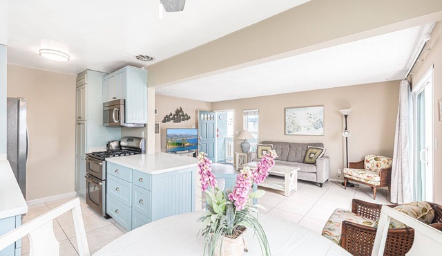 Ideal Beach House for Family Trips to the Coast! | Steps to Sand | Updated Kitchen | Sunny Balcony