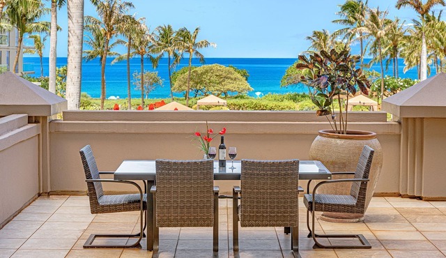 Maui Resort Rentals: Honua Kai Hokulani 225 - Upgraded Interior Courtyard 2BR Suite w/Beautiful Ocean Views!