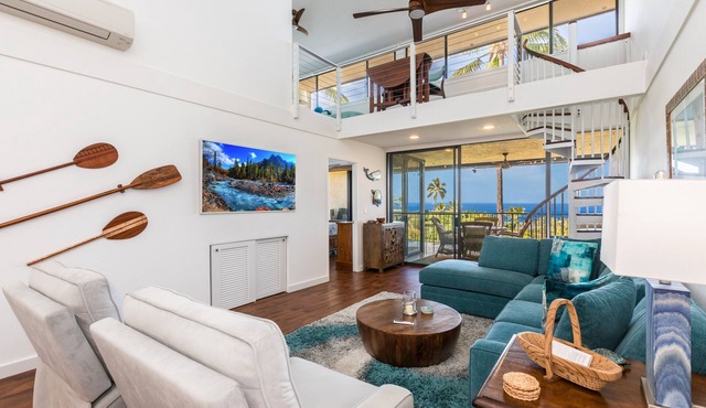 🌴 Newly Renovated Top Floor Condo with Golf Course & Ocean Views 🌴