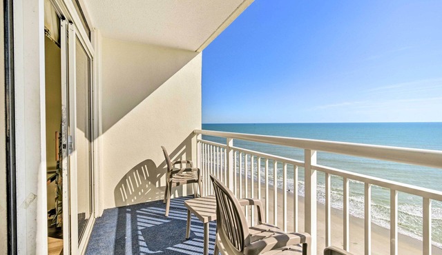 Oceanfront Myrtle Beach Condo w/Balcony!