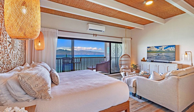 Oceanfront Studio-Breathtaking Views-Pohailani 303-5 Stars-Rest and Recharge