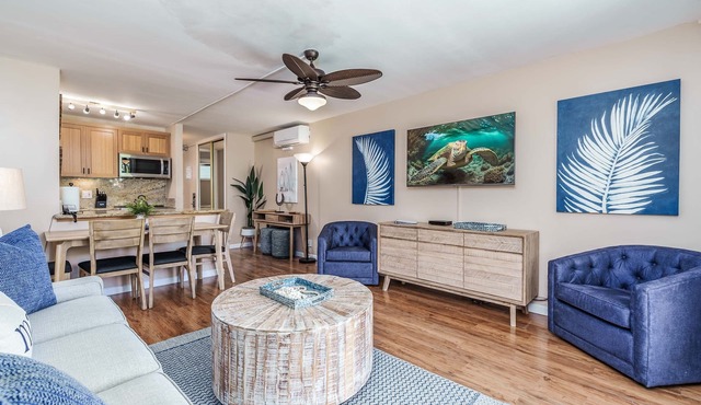 OCEANVIEW 1 BDRM Napili Shores F147 - AC, King bed, ground floor