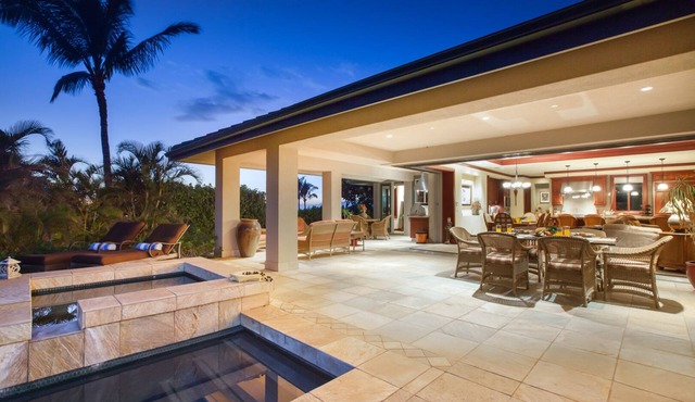 Oceanview Mauna Kea Luxury Villa - Private Pool & Spa - In-home Chefs Available