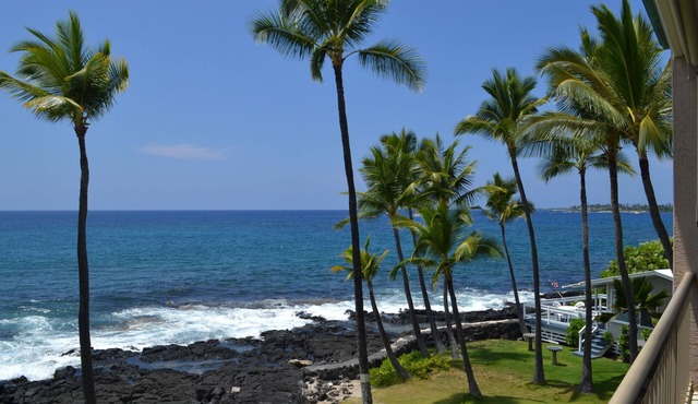 Prime Oceanfront Kona Reef Vacation Condo - D Building