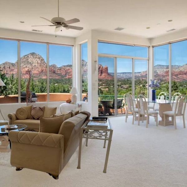 RARE FIND! Star of Sedona Villa on Vortex Land+Red Rock Views+Stunning Deck!