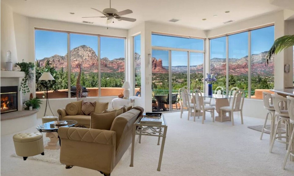 West Sedona Villa | RARE FIND! Star of Sedona Villa on Vortex Land+Red Rock Views+Stunning Deck!