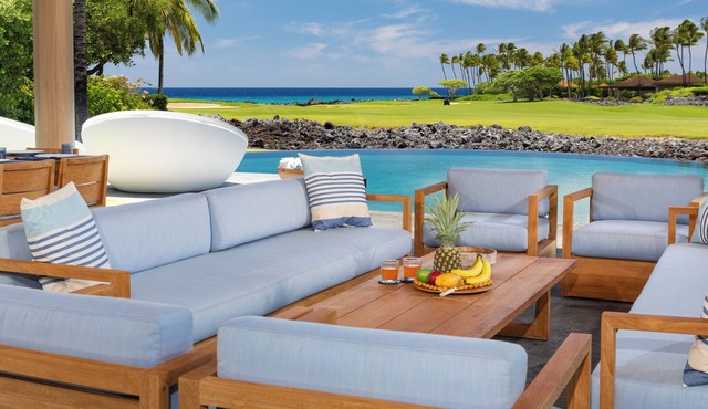 Unmatched location Four Seasons Hualalai 5BR/5BA Ocean Estate 6500sqft 3/4 acre