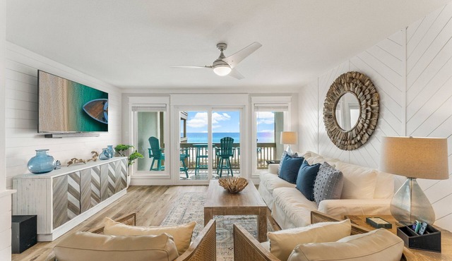 Upscale, Remodeled & Gulf-Front. Quiet West End PCB/30A. NO Crowds - Beach Svc!