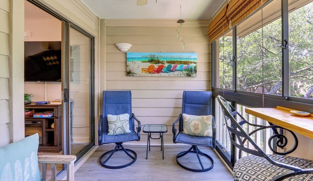 Walk to Beach: Hilton Head Condo w/Water Views