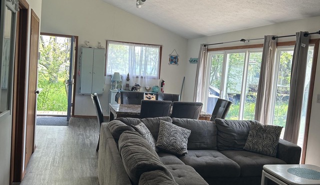 Waterfront on Lake Huron, private setting, oversized yard with amazing sunsets!